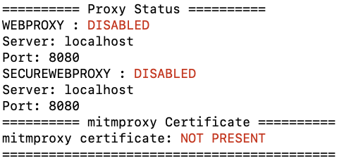 MITM Down Status